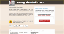 Desktop Screenshot of go-2-website.com