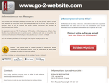 Tablet Screenshot of go-2-website.com